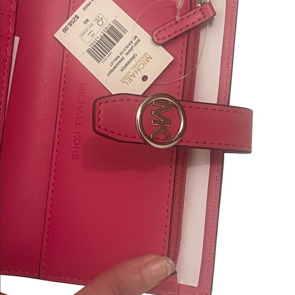 Michael Kors Pink and White Zebra Wallet - Picture 2 of 14
